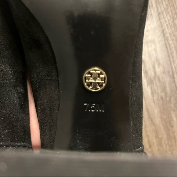 Tory Burch suede studded heels - Picture 5 of 7